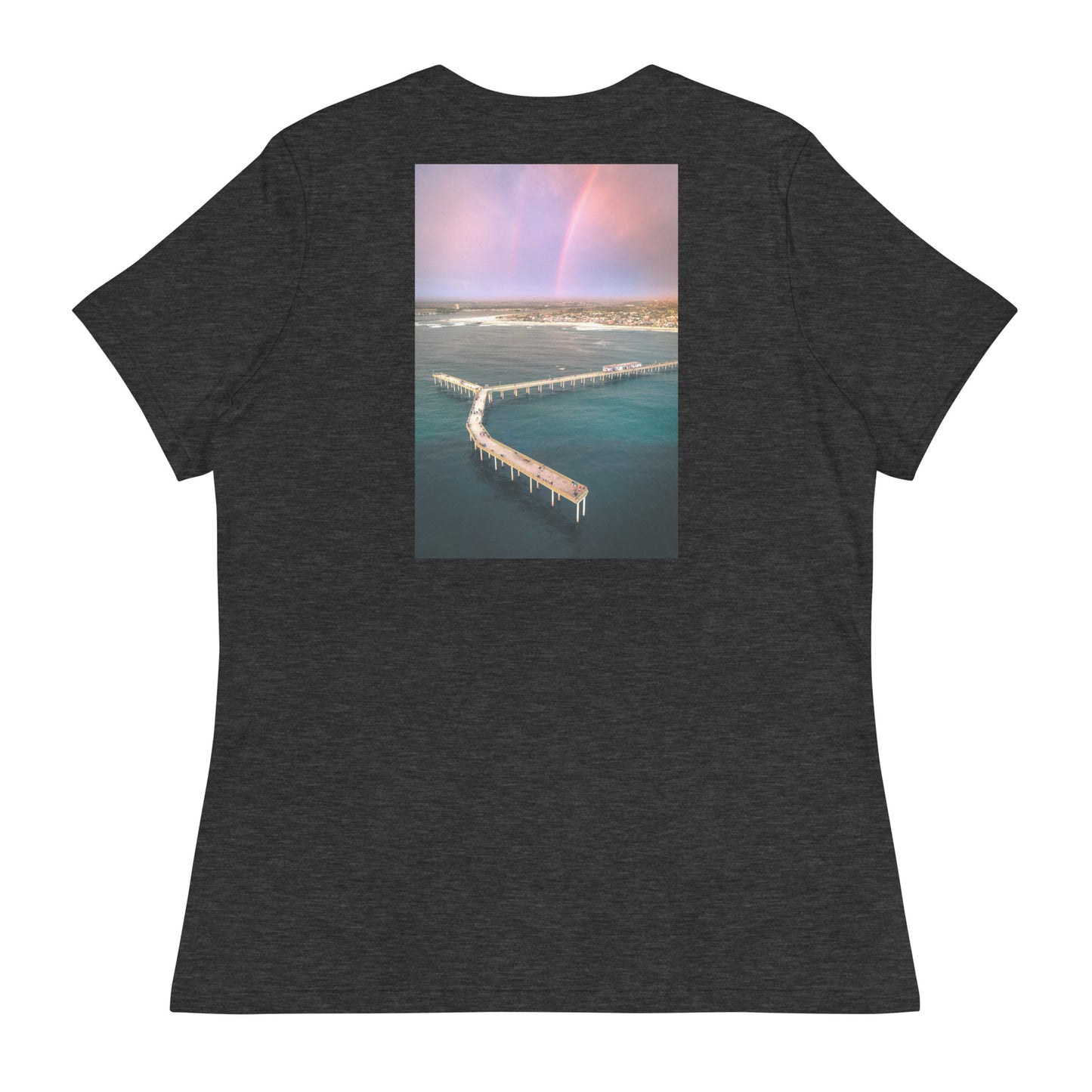 Rainbow Pier Women's Relaxed T-Shirt