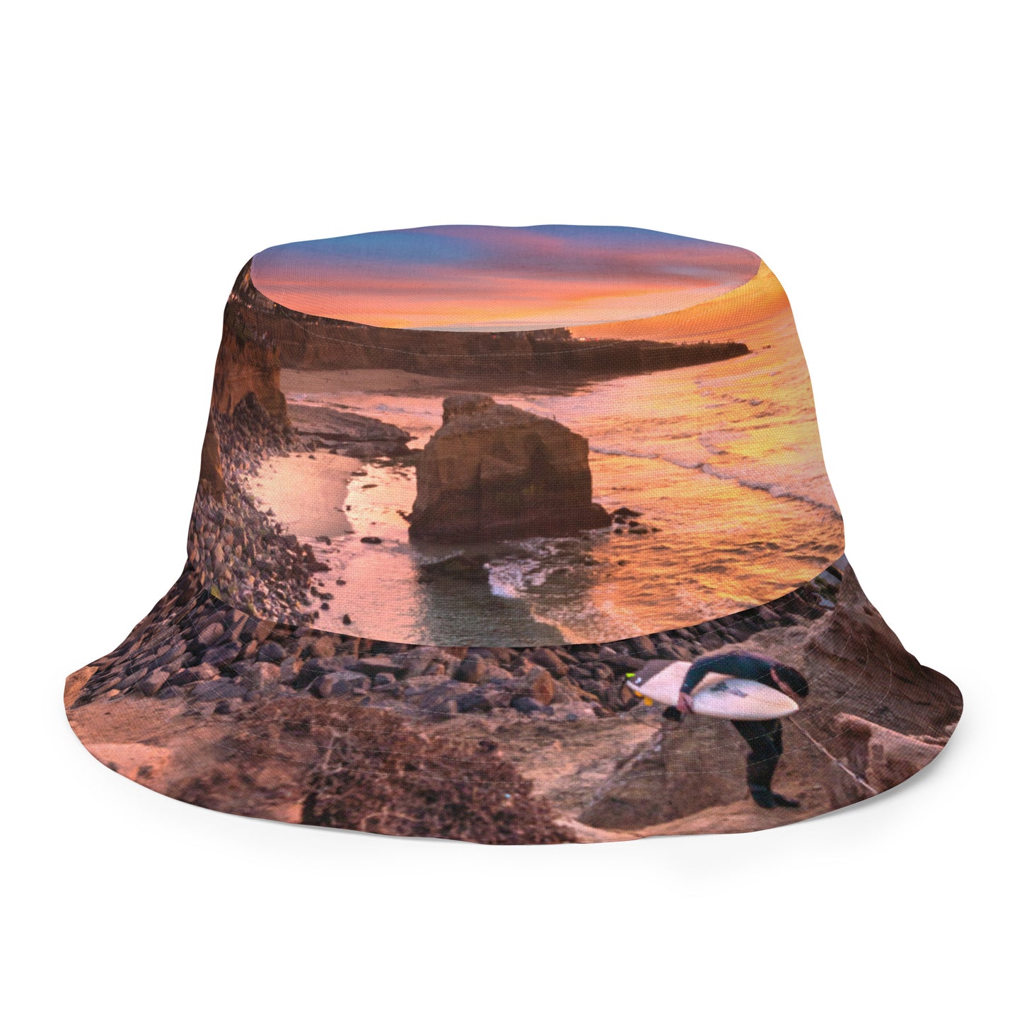 Sunset Cliffs Reversible bucket hat