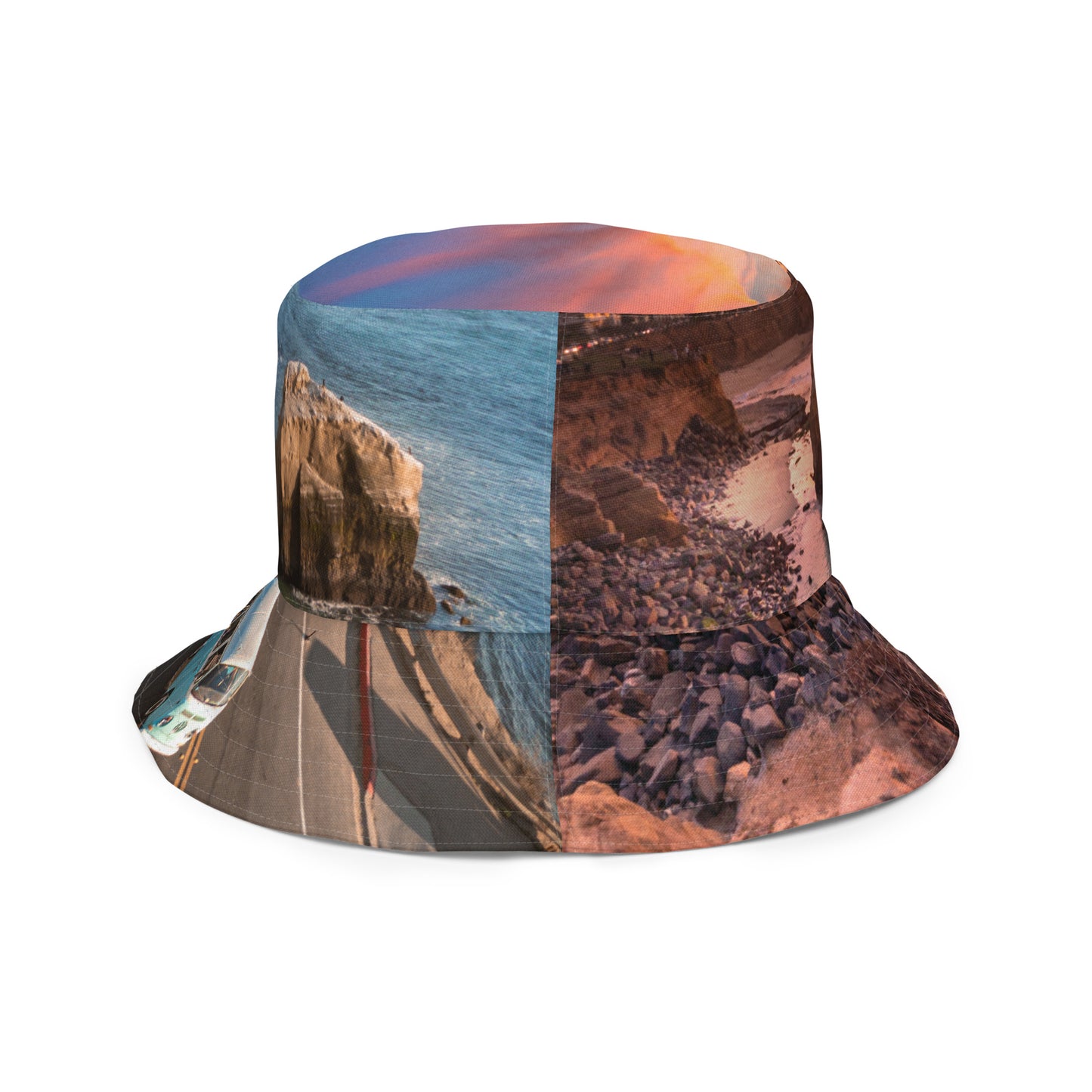 Sunset Cliffs Reversible bucket hat