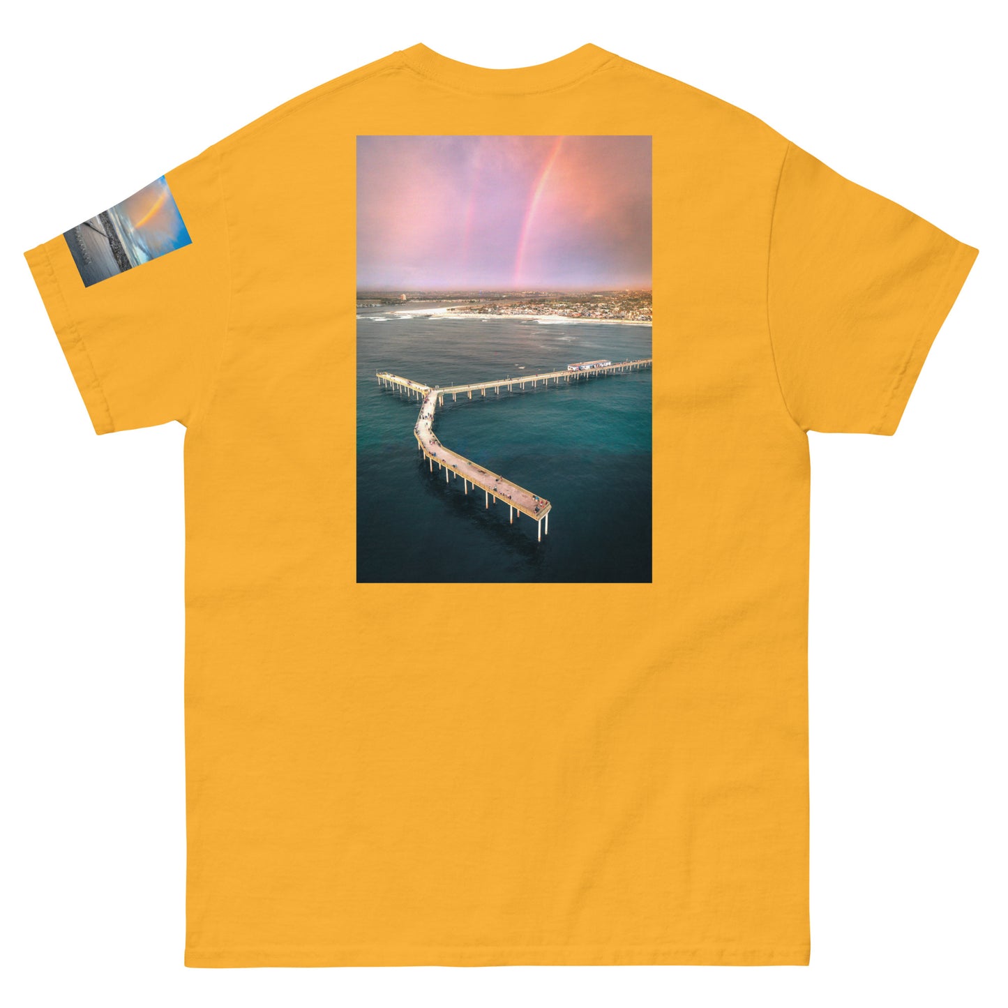 Rainbow Pier Unisex Tee