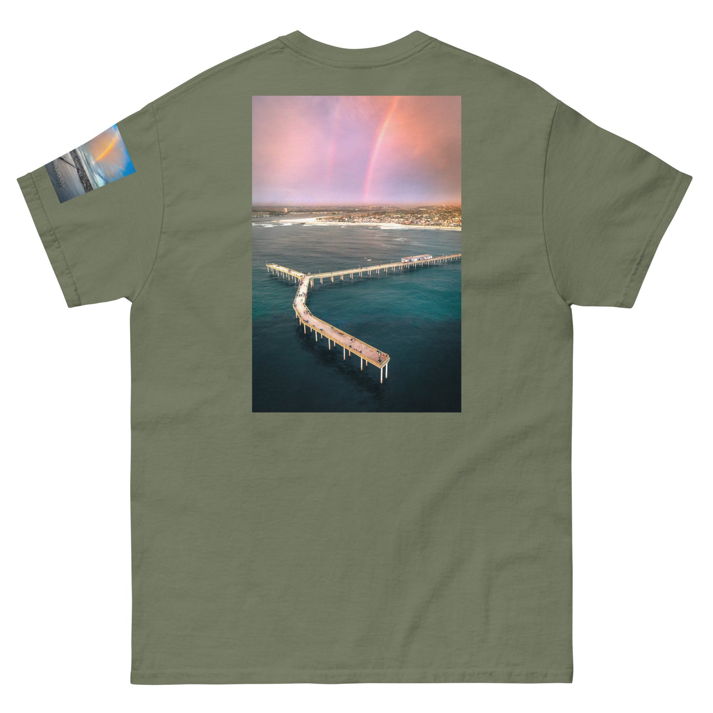 Rainbow Pier Unisex Tee