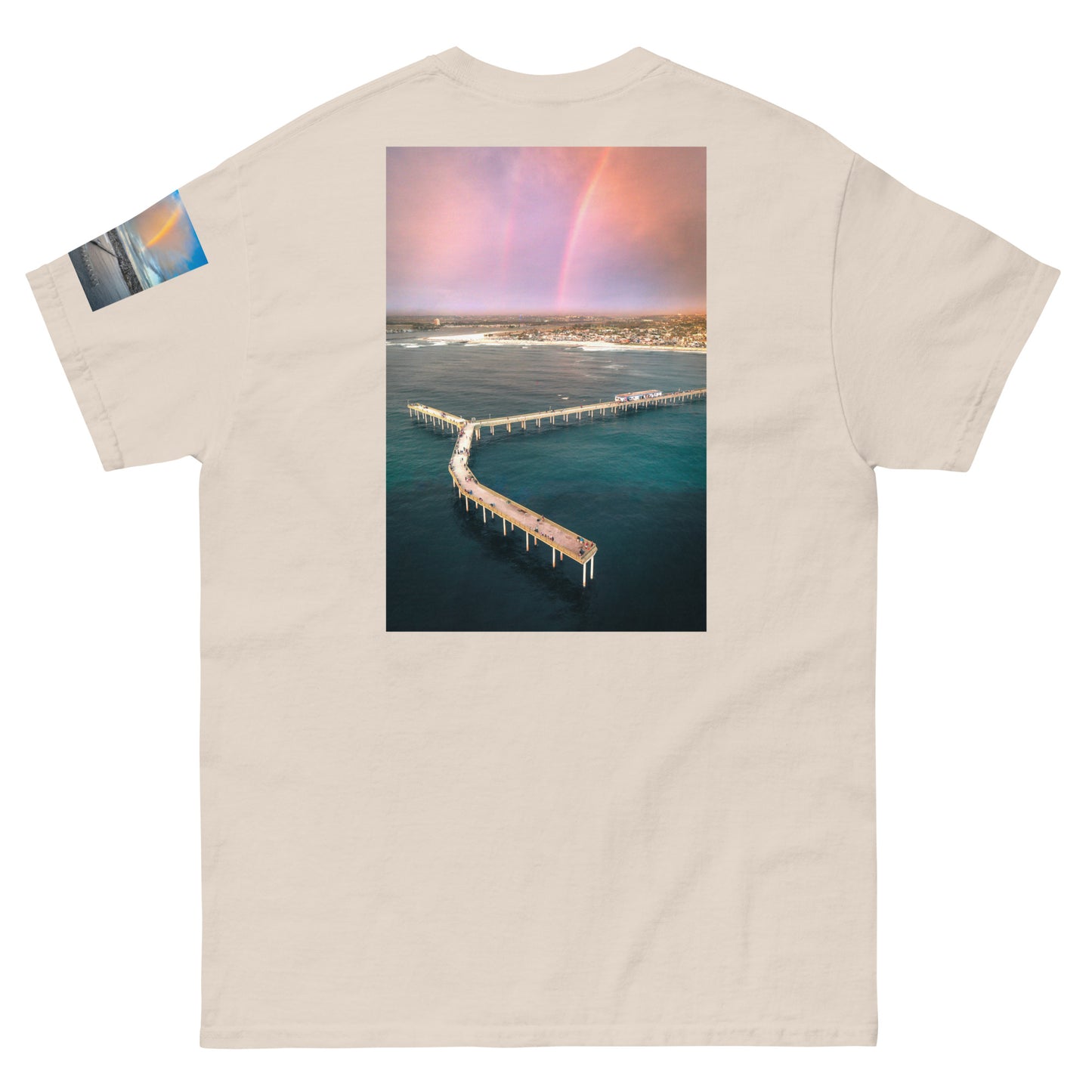 Rainbow Pier Unisex Tee