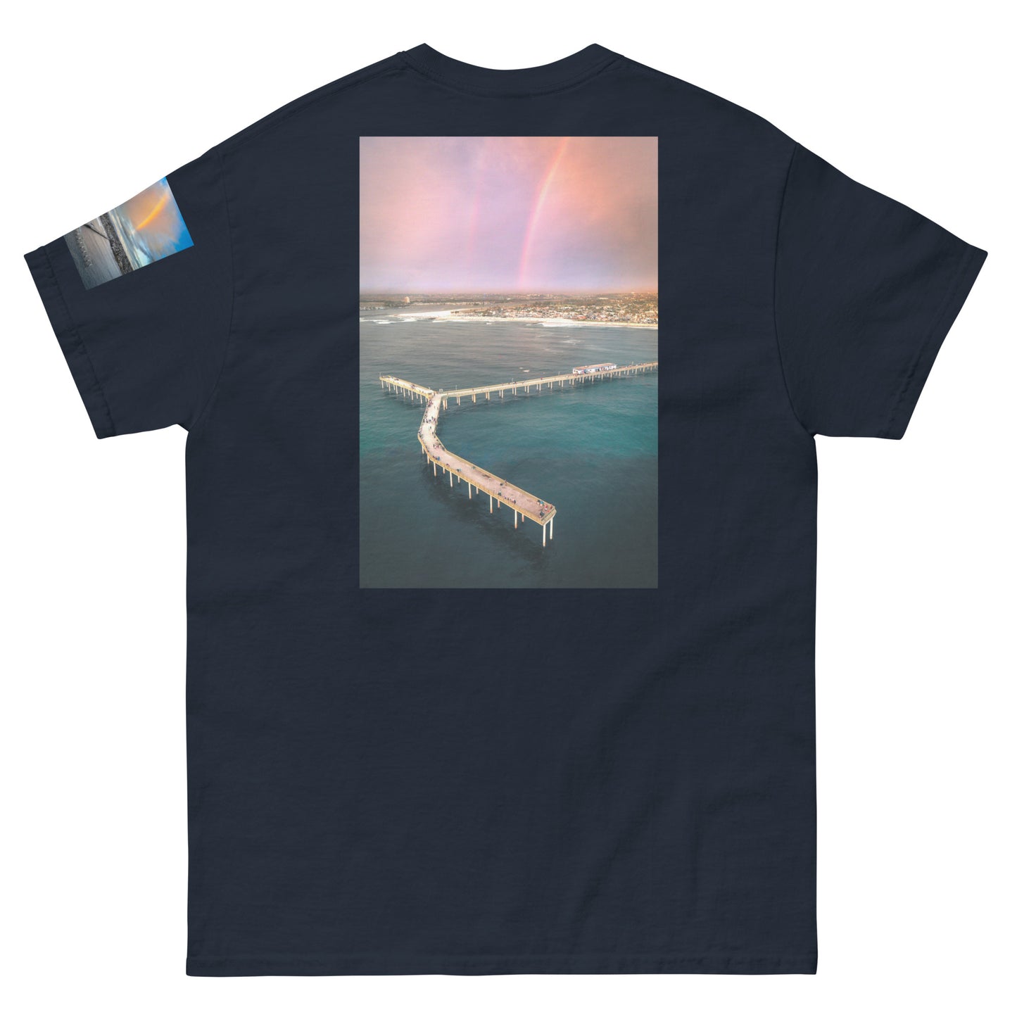 Rainbow Pier Unisex Tee