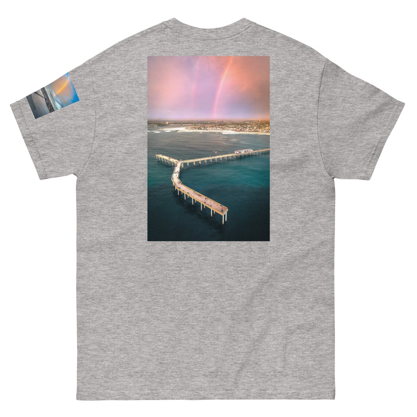 Rainbow Pier Unisex Tee