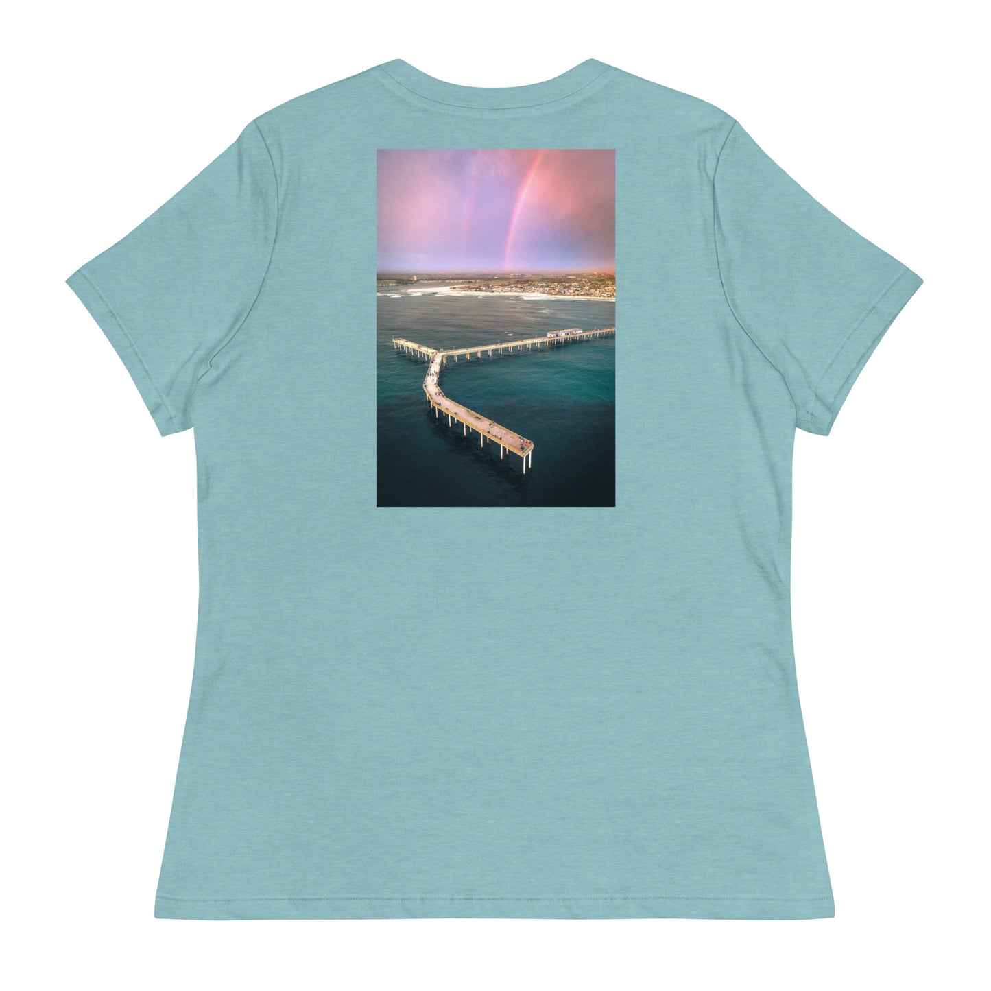 Rainbow Pier Women's Relaxed T-Shirt