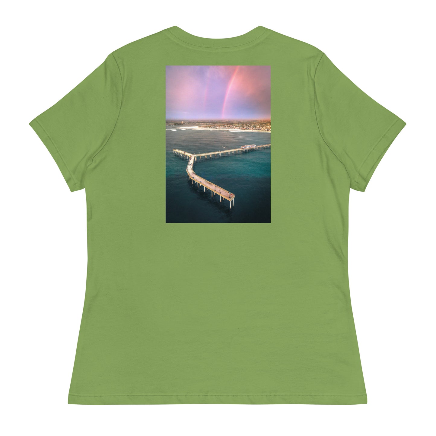 Rainbow Pier Women's Relaxed T-Shirt